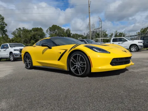 Yellow 2016 Chevrolet Corvette Z51 3LT for sale in Vidalia, GA