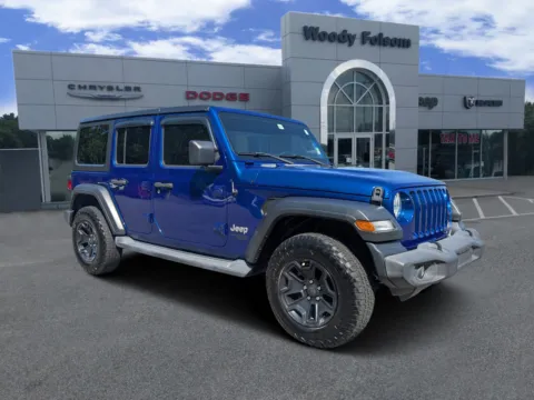 Blue 2018 Jeep Wrangler Unlimited Sport for sale in Vidalia, GA