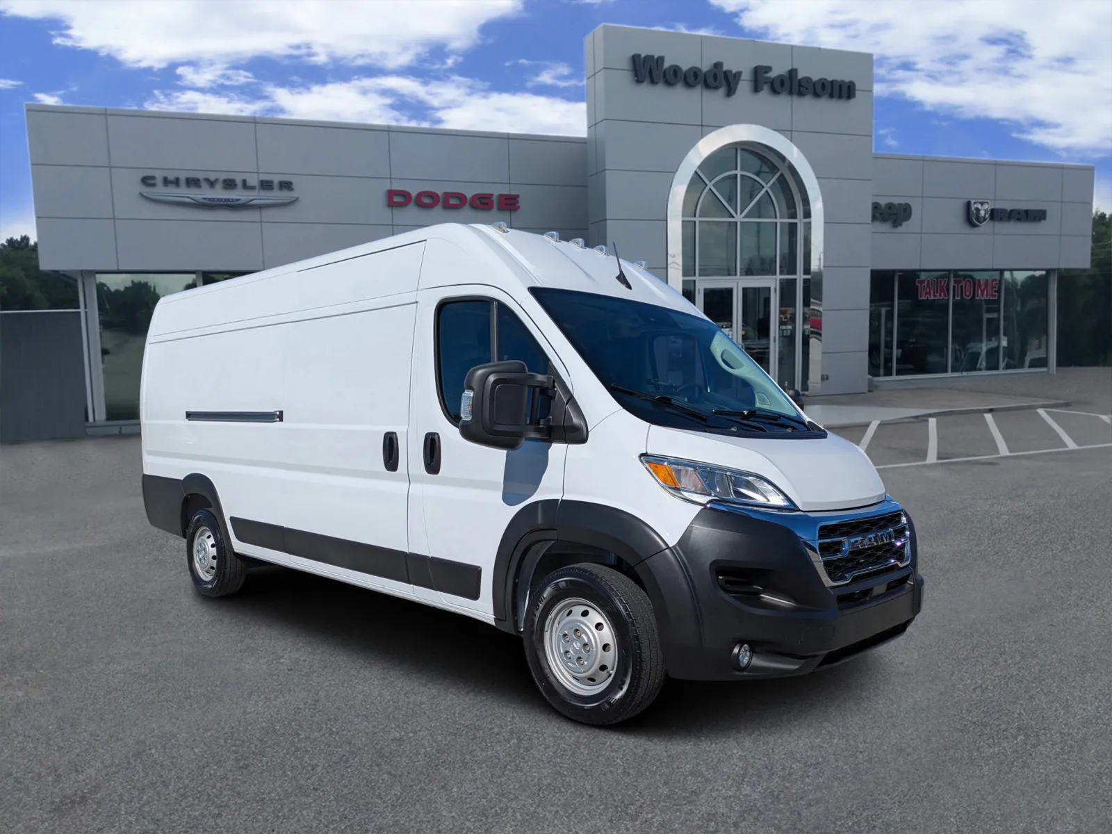 White 2023 Ram ProMaster Cargo Van High Roof for sale in Vidalia, GA