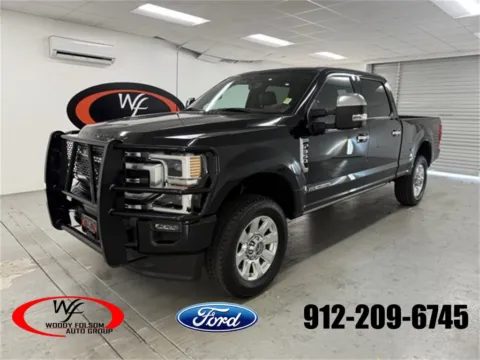 Black 2021 Ford Super Duty F-350 SRW Platinum for sale in Baxley, GA