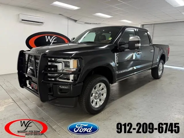 Black 2021 Ford Super Duty F-350 SRW Platinum for sale in Baxley, GA
