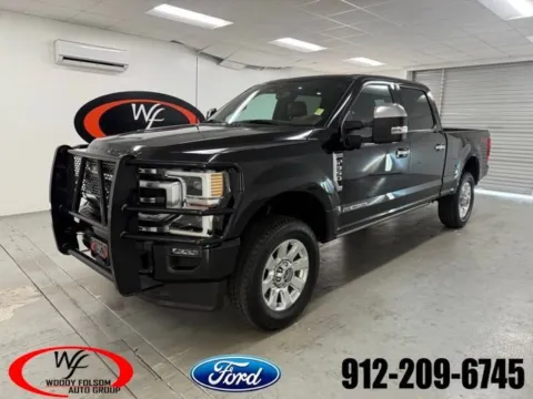 Black 2021 Ford Super Duty F-350 SRW Platinum for sale in Baxley, GA