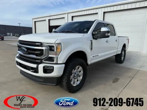 White 2021 Ford Super Duty F-350 SRW Platinum for sale in Baxley, GA
