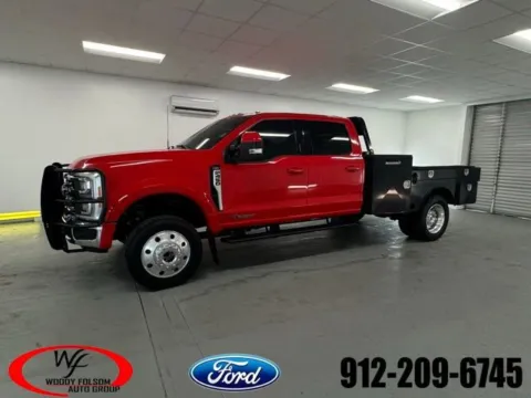 Red 2023 Ford Super Duty F-450 DRW LARIAT for sale in Baxley, GA