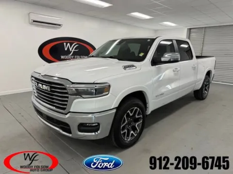 White 2025 Ram 1500 Laramie for sale in Baxley, GA