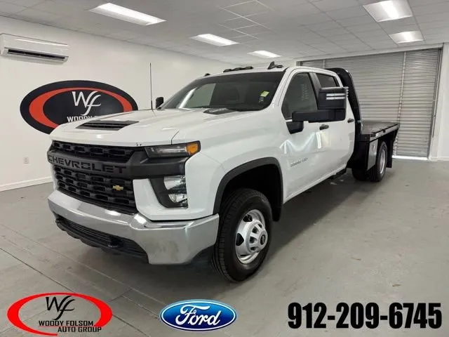 White 2021 Chevrolet Silverado 3500HD CC Work Truck for sale in Baxley, GA