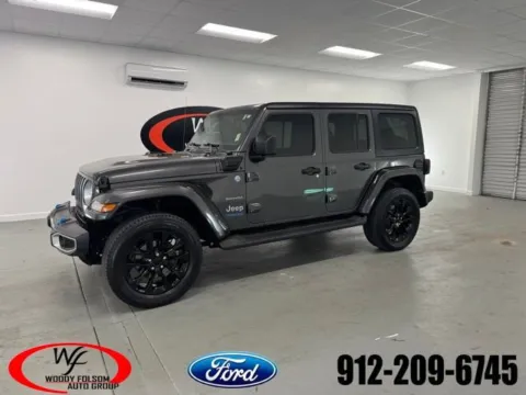 Gray 2022 Jeep Wrangler 4xe Unlimited Sahara for sale in Baxley, GA