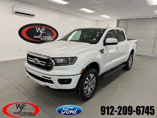 White 2021 Ford Ranger LARIAT for sale in Baxley, GA