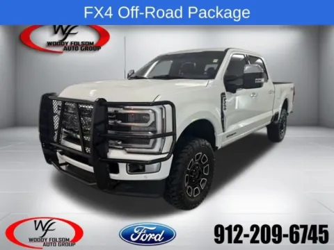 White 2024 Ford Super Duty F-250 SRW Platinum for sale in Baxley, GA