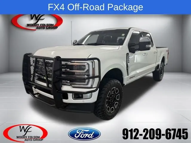 White 2024 Ford Super Duty F-250 SRW Platinum for sale in Baxley, GA