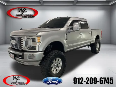 Silver 2021 Ford Super Duty F-250 SRW Platinum for sale in Baxley, GA