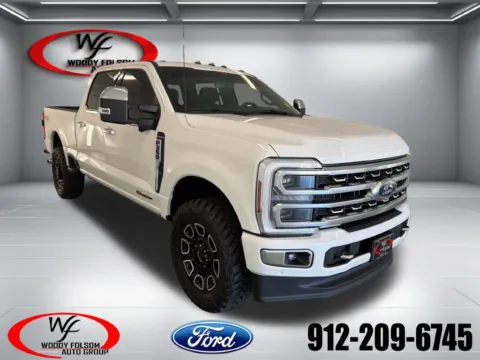 White 2024 Ford Super Duty F-350 SRW Platinum for sale in Baxley, GA
