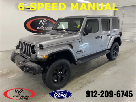 Silver 2021 Jeep Wrangler Unlimited Sahara Altitude for sale in Baxley, GA