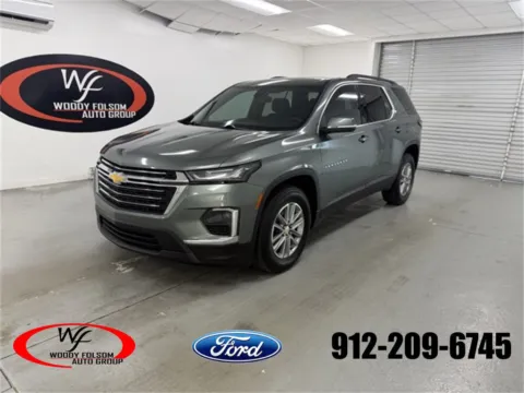 Silver 2023 Chevrolet Traverse LT Leather for sale in Baxley, GA