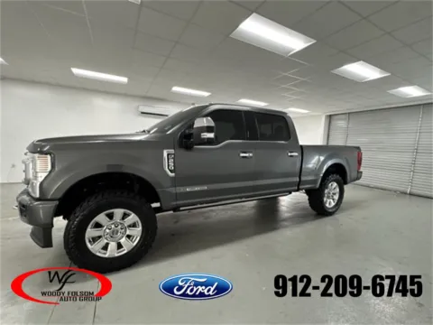 Gray 2020 Ford Super Duty F-250 SRW Platinum for sale in Baxley, GA