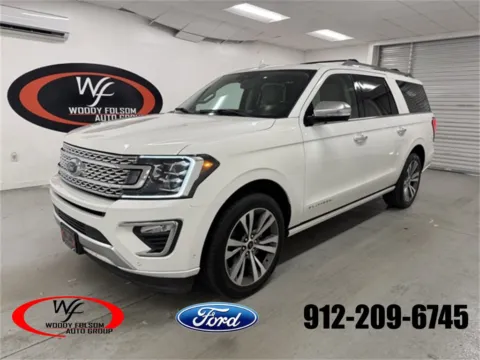 White 2021 Ford Expedition Max Platinum for sale in Baxley, GA
