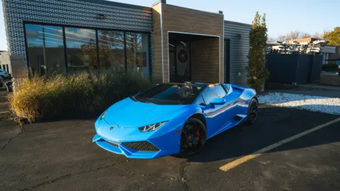 Blue 2016 Lamborghini Huracan LP 610-4 Spyder for sale in Milton, ON
