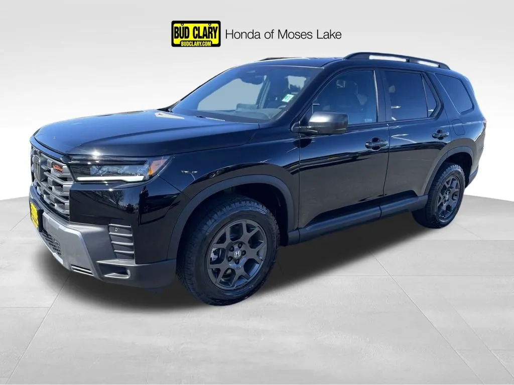 Black 2026 Honda Pilot TrailSport for sale in Moses Lake, WA