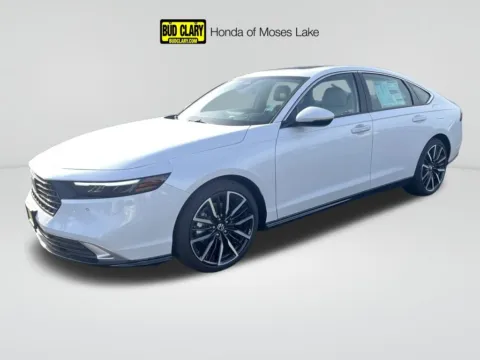 White 2025 Honda Accord Hybrid Touring for sale in Moses Lake, WA