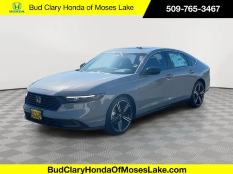 Gray 2025 Honda Accord Hybrid Sport for sale in Moses Lake, WA