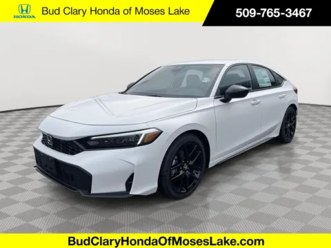 White 2025 Honda Civic Hatchback Sport for sale in Moses Lake, WA