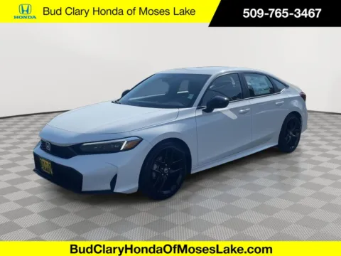 White 2026 Honda Civic Sedan Sport for sale in Moses Lake, WA