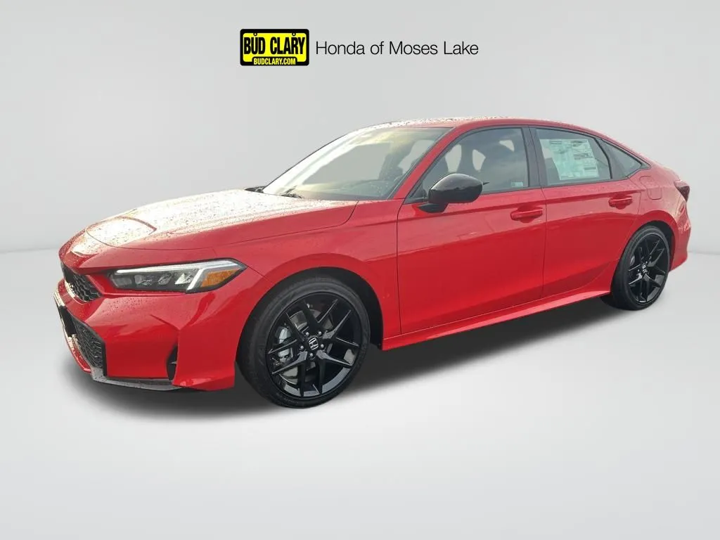 Red 2026 Honda Civic Hybrid Sport for sale in Moses Lake, WA