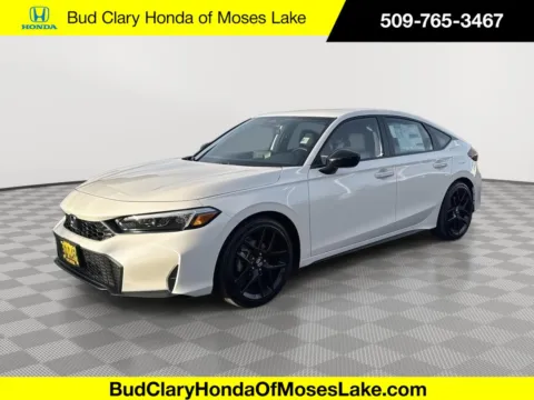 White 2026 Honda Civic Hatchback Sport for sale in Moses Lake, WA