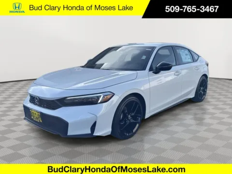 White 2026 Honda Civic Hatchback Sport for sale in Moses Lake, WA