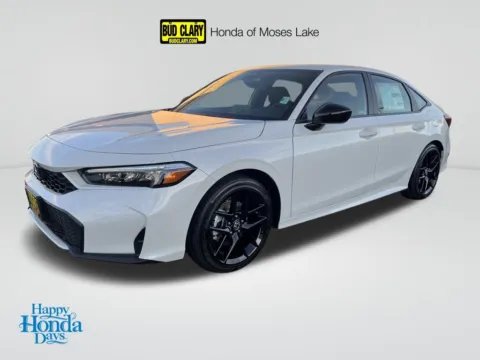 White 2026 Honda Civic Hybrid Sport for sale in Moses Lake, WA