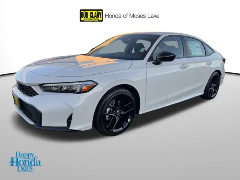 White 2026 Honda Civic Hybrid Sport for sale in Moses Lake, WA