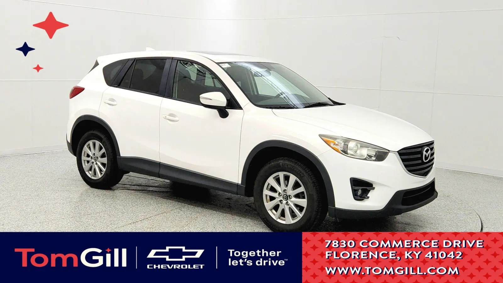 White 2016 Mazda CX-5 Touring for sale in Florence, KY