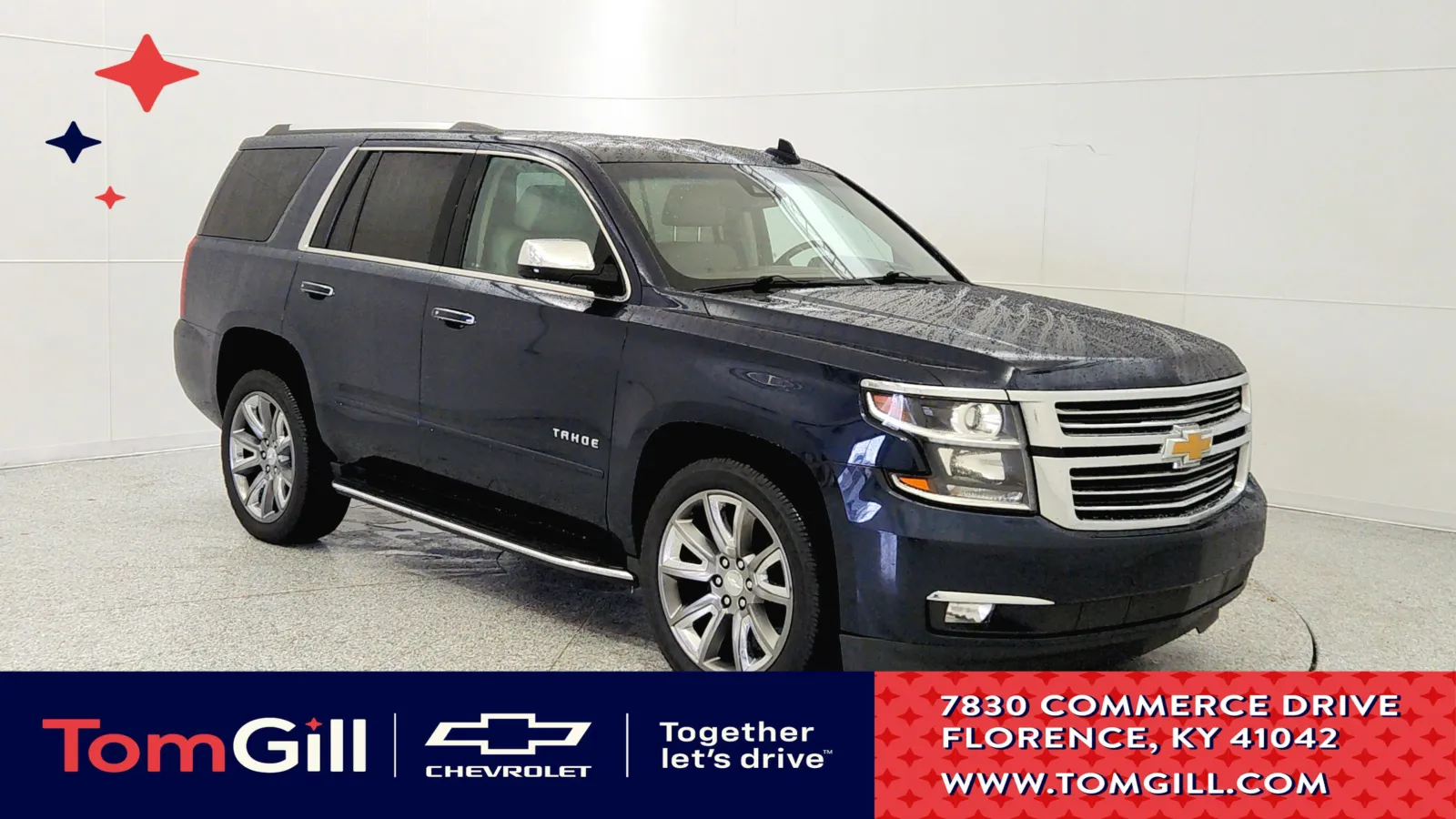Blue 2018 Chevrolet Tahoe Premier for sale in Florence, KY