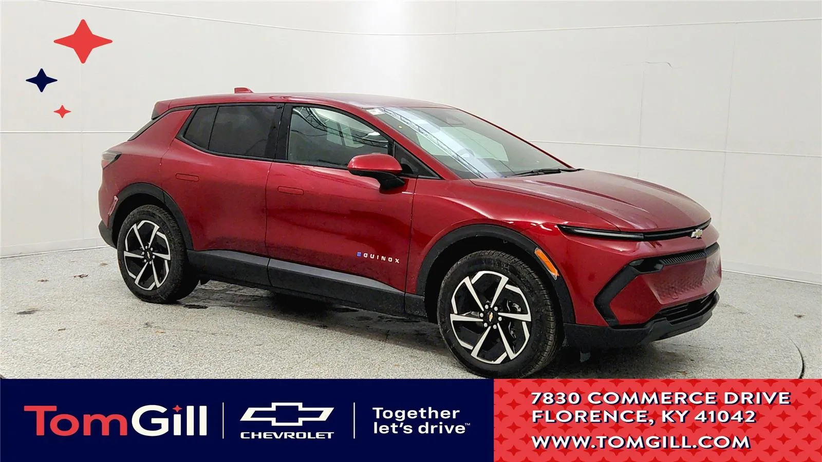 Red 2026 Chevrolet Equinox EV LT1 w/PCY for sale in Florence, KY