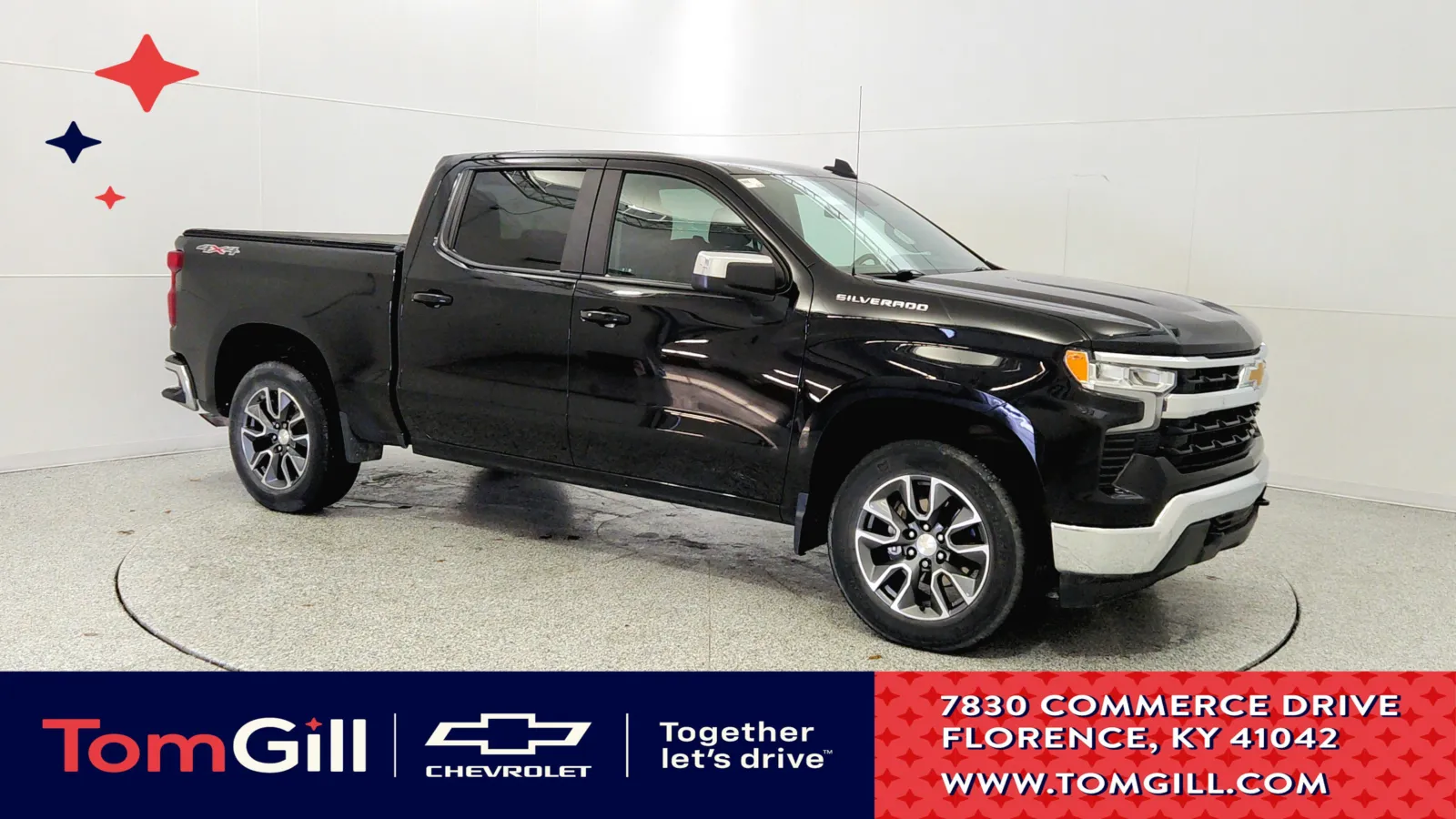 Black 2022 Chevrolet Silverado 1500 LT for sale in Florence, KY