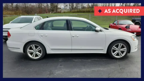 White 2013 Volkswagen Passat TDI SE with Sunroof & Nav for sale in Florence, KY