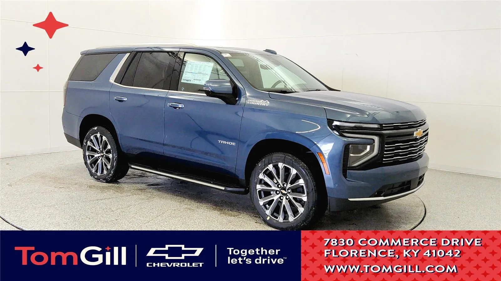 Blue 2026 Chevrolet Tahoe High Country for sale in Florence, KY