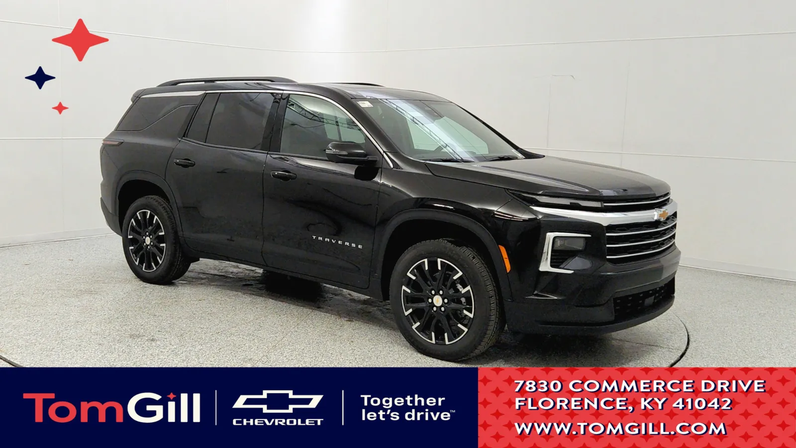 Black 2026 Chevrolet Traverse FWD LT for sale in Florence, KY