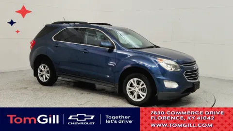 Blue 2017 Chevrolet Equinox LT for sale in Florence, KY