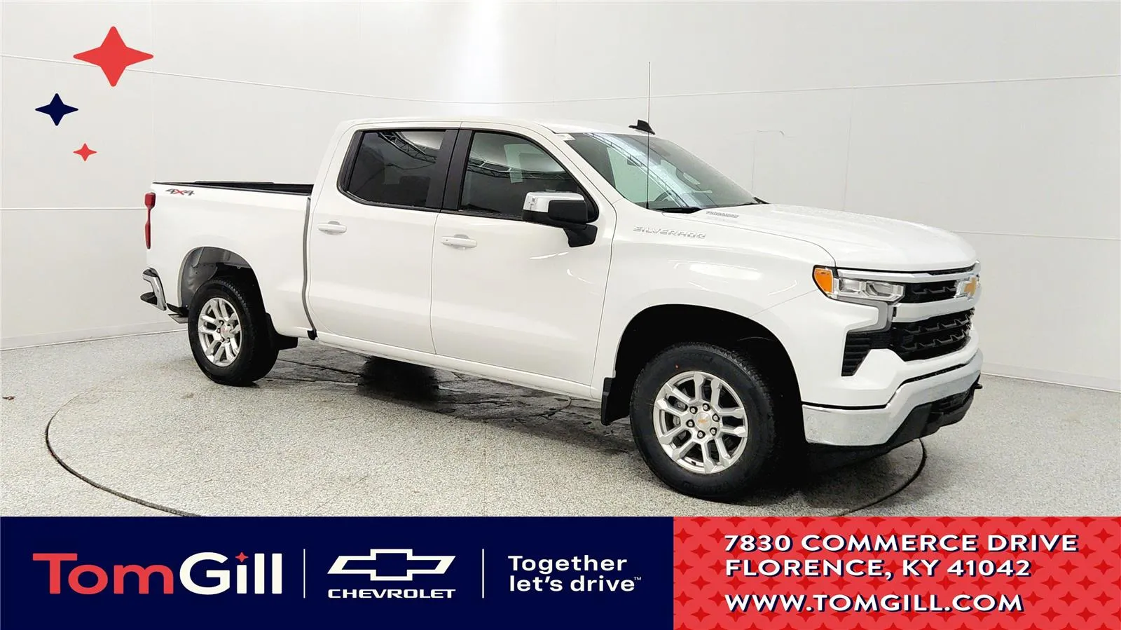 White 2026 Chevrolet Silverado 1500 LT for sale in Florence, KY