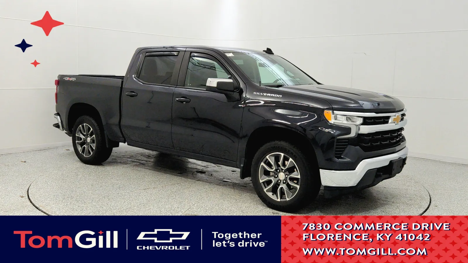 Gray 2022 Chevrolet Silverado 1500 LT for sale in Florence, KY