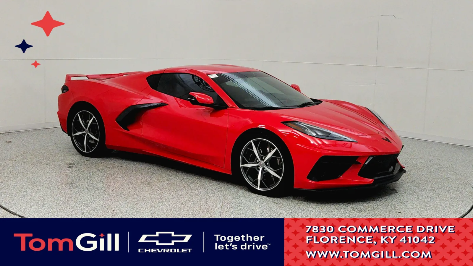 Red 2022 Chevrolet Corvette 3LT for sale in Florence, KY
