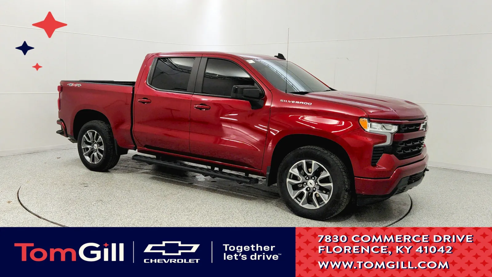 Red 2024 Chevrolet Silverado 1500 RST for sale in Florence, KY