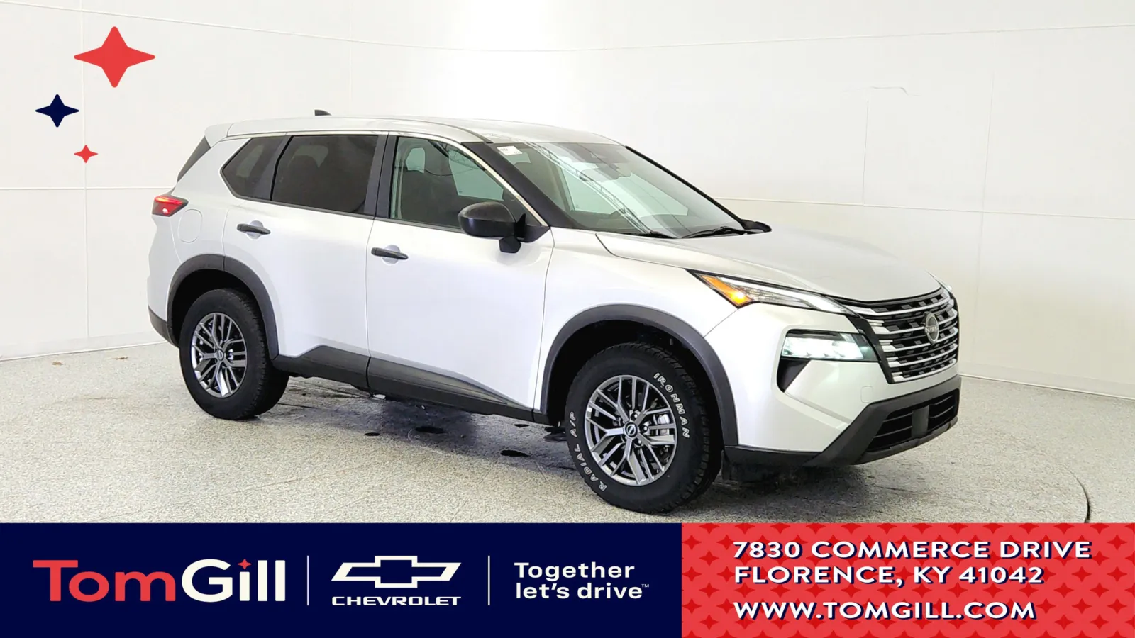 Silver 2024 Nissan Rogue S for sale in Florence, KY