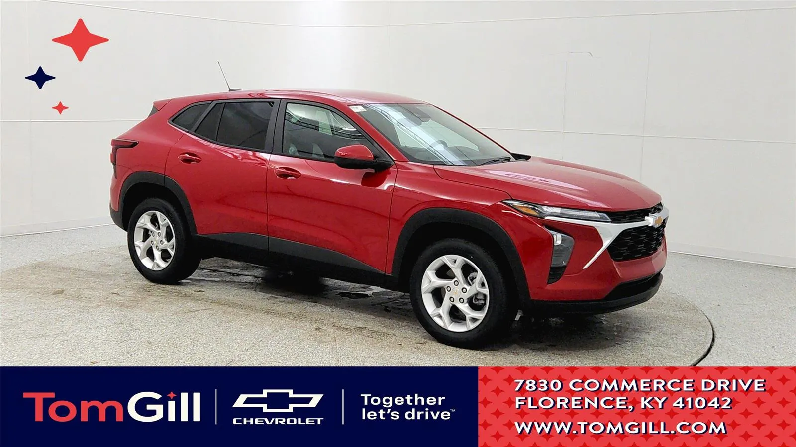 Red 2026 Chevrolet Trax LS for sale in Florence, KY