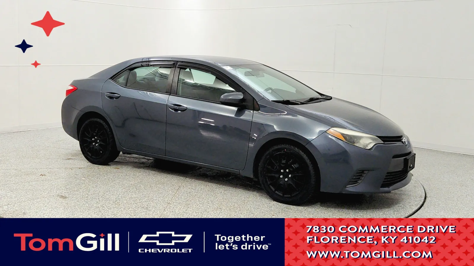 Gray 2015 Toyota Corolla LE for sale in Florence, KY