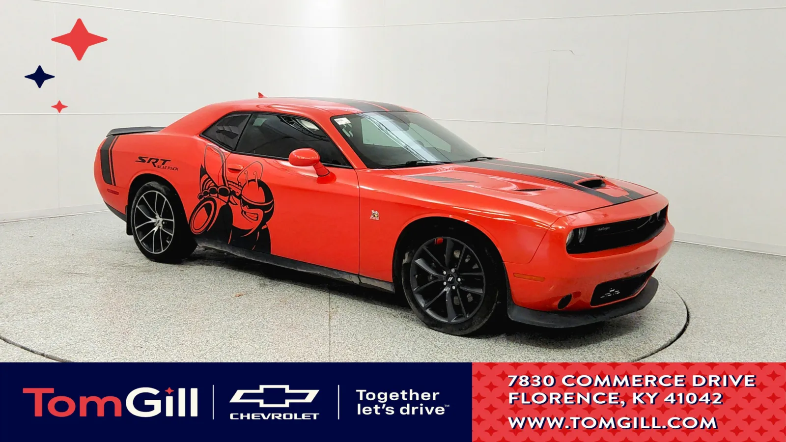Orange 2019 Dodge Challenger R/T Scat Pack for sale in Florence, KY