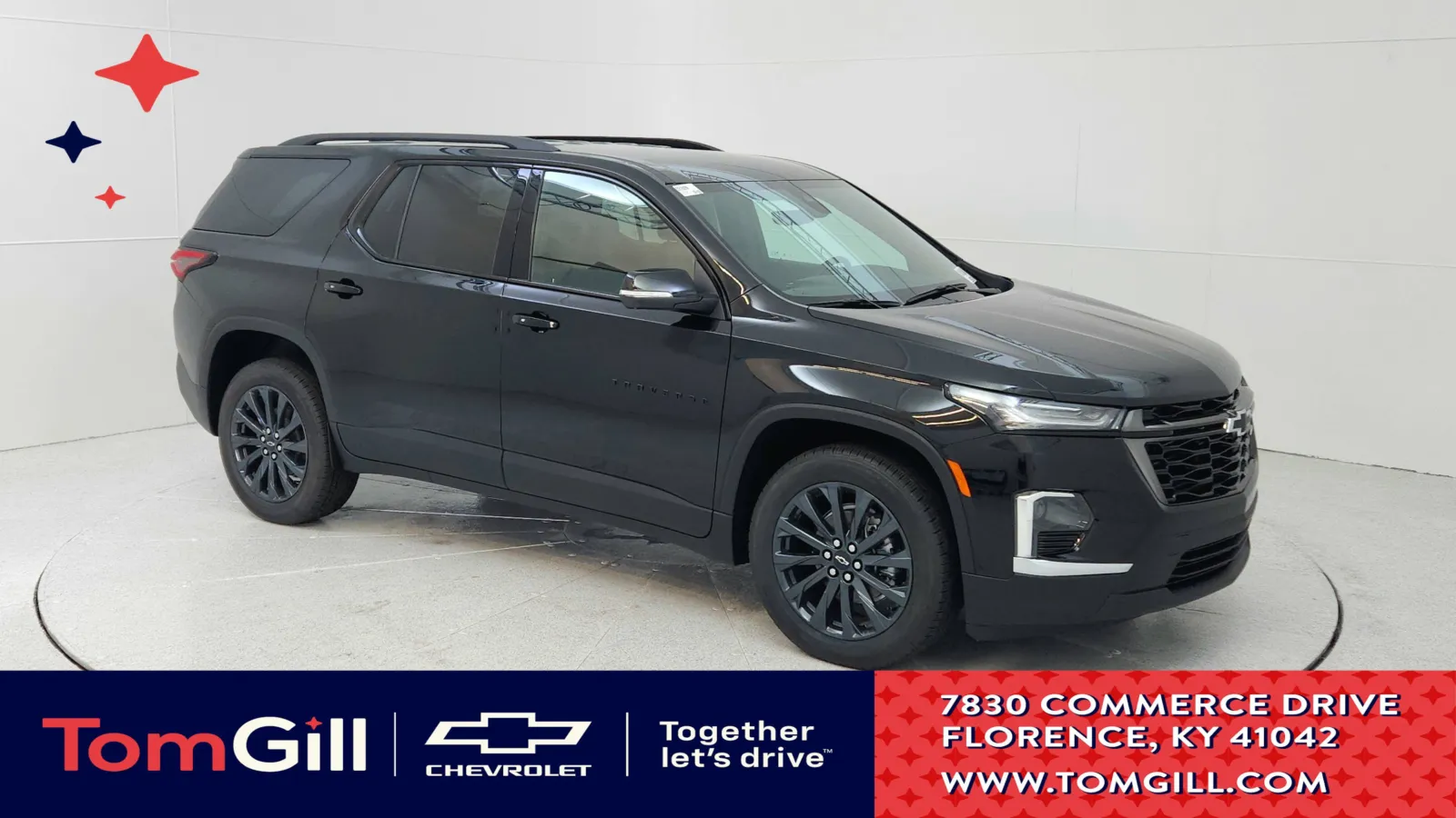 Black 2023 Chevrolet Traverse RS for sale in Florence, KY