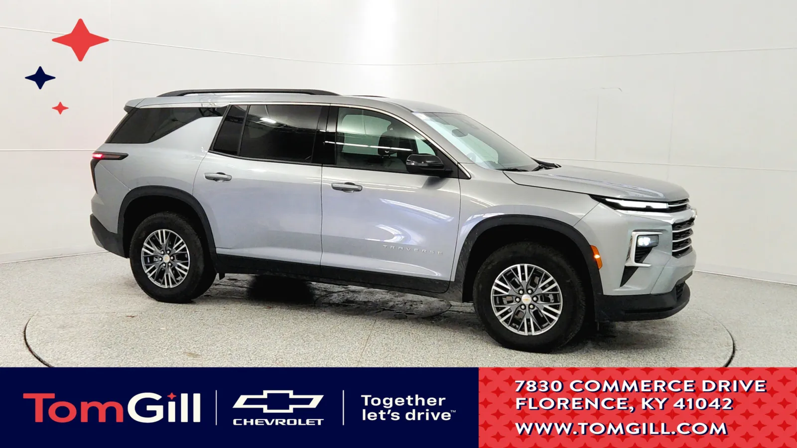 Gray 2025 Chevrolet Traverse FWD LT for sale in Florence, KY