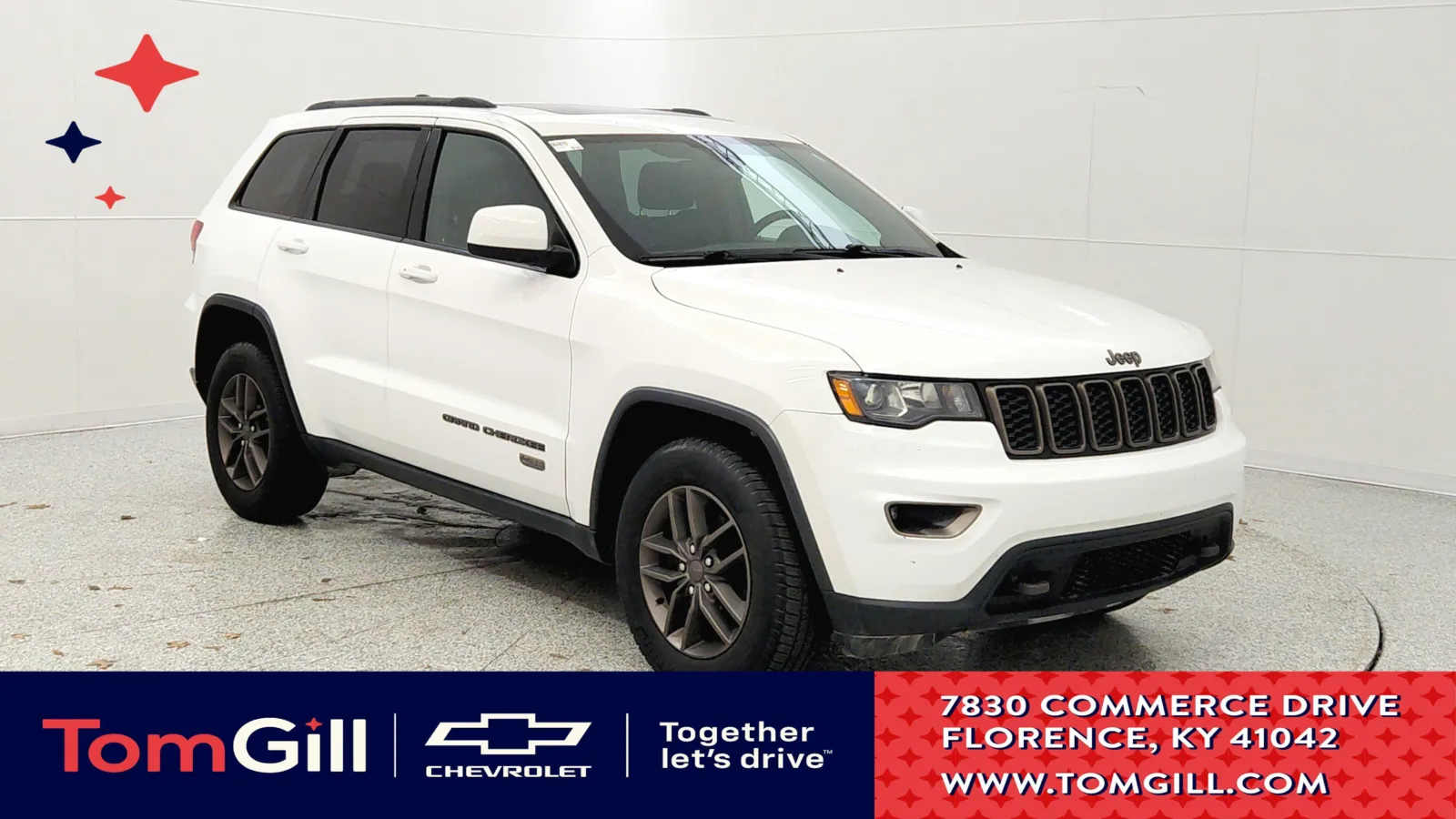 White 2016 Jeep Grand Cherokee 75th Anniversary for sale in Florence, KY